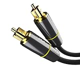 FIBBR Optisches Audiokabel 5M, Digitales Glasfaser Audio Toslink Kabel Nylon 24K Vergoldeter Stecker auf Stecker für Heimkino, HiFi System, Soundbar, TV, PS4, Xbox und Mehr