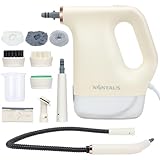 1200W Dampfreiniger Handgerät mit 450ml Tank Tragbarer Handdampfreiniger für Zuhause Mehrzweck Multifunktionsdampfreiniger Handgehalten Steam Cleaner mit 8 Zubehörteilen für Küche Polster Vorhänge