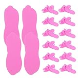 Outanaya 24 Paare Einweg Maniküre Slipper aus EVA Kompakte Strapazierfähige Duschschuhe für Damen und Herren Platzsparend Reisetauglich Hygienisch und Komfortabel pro Packung