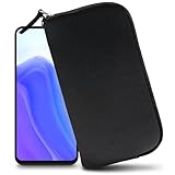 XiRRiX Handytasche für Smartphone 4XL-2 6,8' Größe - universal Handyhülle mit Handschlaufe - Handy Hülle mit Reißverschluss - Tasche schwarz