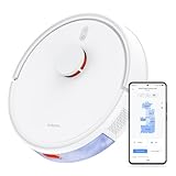 Xiaomi Robot Vacuum S20 Saug- und Wischroboter, Smarter Reinigungsplan mit LDS Lasernavigation, 5000Pa Saugkraft, 3200mAh großer Akku, Für Teppiche Hartböden Tierhaare, App + Google & Alexa - Weiß