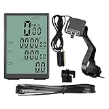 Lnhgh Fahrradcomputer | Geschwindigkeitsmesser Für Mountainbikes - Kabelloses -Radcomputer mit Hintergrundbeleuchtung für Training, Berg, Pendeln und Reisen