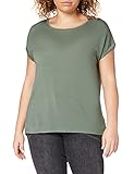 Vero Moda NOS Damen VMAVA PLAIN SS TOP GA NOOS T-Shirt, Grün (Laurel Wreath Laurel Wreath), 36 (Herstellergröße: S)
