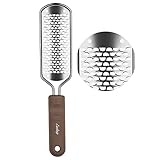 Easkep Hornhautentferner Hornhauthobel Hornhautraspel Fuß – HornhautfeileHornhaut Entfernung – Edelstahl Hornhautfeile für Hornhautentferner Starke Hornhaut Tote Haut Fuß Schaber(Silber)