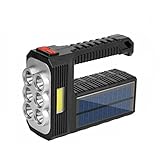 Hohe Leistung Led Taschenlampen, Solar Dynamo Laterne Wiederaufladbare Taschenlampe Leistungsstarke Ultra Helle Outdoor Fisch Multifunktionsscheinwerfer