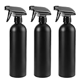 JSMTKJ Sprühflasche 500ml, 3 Stk Nachfüllbare Sprühflaschen Pflanzensprühflasche Friseursprühflaschen Pumpsprühflasche Sprüher Leer für Reinigungs, Garten, Reise