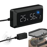 Reptile Temp and Humidity Gauge, Digital Hygrometer Humidity Gauge, Digital Reptile Temp and Hygrometer for Tank, Snake Tank Accessories, Pet Rearing Box Temperature Monitoring