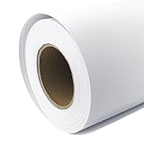 Plotterpapier Rolle matt 108 g/m² 61 cm x 30 m A1 A2 Inkjet Plotter gestrichenes Universalpapier wasserdicht, geeignet für Dye-und Pigmentfarben