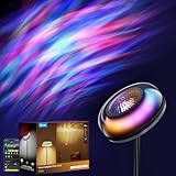 Govee Deckenfluter Stehlampe Wellenbeleuchtung RGBICWW, Dreizonenbeleuchtung Stehlampe Kompatibel mit Matter und Alexa, 80+ SzenenModi,1000LM, 2700-6500k, für Schlafzimmer, Wohnzimmer und Höhle
