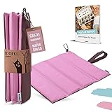 BJORKI® Sitzkissen Kinder - Faltbares Outdoor Sitzkissen mit optimalem Kälte- und Nässeschutz - Robuste Outdoor Sitzunterlage - Die Thermo Sitzmatte für Wandern, Stadion und unterwegs