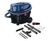 Bosch Professional Nass-,Trockensauger Gas 12-25 PL (1.250-W-Motor, Luftstrom von 65, Saugdruck 200 mbar, inklusiv HEPA-Filter, Fugendüse)