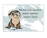 Brillenputztuch Otter // Brillenputztuch lustig mit Spruch // Otter Geschenk