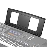 Keyboard-Notenständer, verstellbarer Klavier-Notenhalter, verdickte Schallwand, rutschfest, stabil, Musikinstrument-Zubehör für Heimübungen, Musikstudio