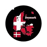 13 cm x 13 cm Persönlichkeit Autoaufkleber DÄNEMARK KARTE FLAGGE SOUVENIR NEUHEIT KÜHLSCHRANKMAGNET BRANDNEU