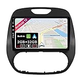 JOYX Android 12 IPS Autoradio Passt für Renault Kaptur Captur (2014-2019) - Eingebautes CarPlay Android Auto - KOSTENLOS Rückfahrkamera - 2G+32G - 9 Zoll 2 Din - DAB Lenkradsteuerung 4G WiFi Fast-boot