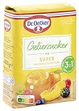 Dr. Oetker Gelierzucker Super 3:1, 7 x 500 g, fertiger Gelierzucker, zum Selbermachen von Konfitüren, Marmeladen und Gelees, für viel Fruchtigkeit & weniger Süße, vegan