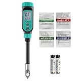 Tadeto pH Messgerät, Digitales Boden pH Messgerät, Garten, Wasser, Lösung und Lebensmittel mit Alloy Schutzhülle und LCD-Display, Ideal für pH-Tests für Rasen, Lebensmittel und Garten
