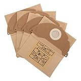 SHINEOFI 4 Stück Staubsaugerbeutel Groß Kapazität Kompatibel für Kärcher Wd Staubsauger Zubehör Langlebige Filtertüten Einfache Montage Effiziente Staubaufnahme
