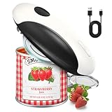 MERTTURM Elektrischer Dosenöffner USB-Aufladbar, Einhand-Automatischer Seitenschneider, Berührungsfreie & Sichere Smooth-Edge Öffnung, Küchenhelfer für Senioren und Arthritiker