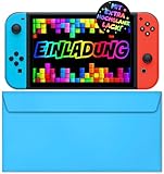 VULAVA 12x Gaming EINLADUNGSKARTEN KINDERGEBURTSTAG Junge Mädchen + 12x Umschläge - die Gamepad PARTY Karten sind die Gamer EINLADUNG für Jungen Mädchen Kinder GEBURTSTAG Einladung VIDEOSPIEL ZOCKEN