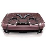 Samnuerly 3D-Vibrationsplatten-Trainingsgerät – Doppelmotor-Oszillationspulsation 3D-Bewegungs-Vibrationsplattform Ganzkörper-Vibrationsgerät für die Gewichtsabnahme zu Hause