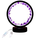 Supoion Kristallsäule LED Nachtlicht USB Heilstein USB Nachttischlampe für Heimdekoration Entspannung Schlaf