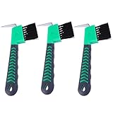 iplusmile Hufkratzer - Dreiteiliger Hufauskratzer mit Bürste und Schaber - Praktischer Hufauskratzer mit Ziegen Griff für die Pferdehufpflege (Zufällige Farbe)