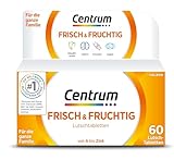 Vitamine - Centrum Frisch & Fruchtig Multivitamin - Leckeres, hochwertiges Nahrungsergänzungsmittel mit Mikronährstoffen – Für die ganze Familie – Vitamine, Mineralstoffe, Spurenelemente – 60 St.