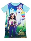 Unicorn Academy Nachthemd | Einhorn Nachthemd Mädchen | Madchen Nachtkleid | Blau 140