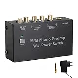 Magicbox Phono Vorverstärker Pro | RIAA-MM Vorverstärker mit 92dB SNR, RCA/TRS/Klinke & Plug-and-Play – Für Audio-Technica/Sony/Vintage
