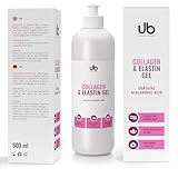 UB Gel mit Kollagen & Elastin – Anti-Aging Serum | Feuchtigkeitsspendend & Hautstraffend | Effektivität von Ultraschall- & Schönheitsbehandlungen Steigern | 500 mL | Radiofrequenzkompatibel
