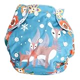 Supvox Windelhose mit Fleece Futter Verstellbar durch Druckknöpfe Cartoon Motiv Wiederverwendbare Trainingshose für Junge Mädchen Jahre Unisex Komfortabel Atmungsaktiv