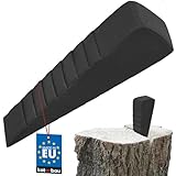 KOTARBAU® Geschmiedeter Spaltkeil aus Stahl 250 mm 4.0 kg Keil Spaltgranate Holzspalter Holzspaltkeil Fällkeil Scheitkeil Nachsetzkeil Treibkeil zum Fällen und Spalten von Holz