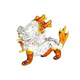 BELOWSYALER Kristall Drachenstatue Chinesische Feng Shui Drachenfiguren Für Reichtum Glück Desktop Kulturelle Dekorationen Mit Sorgfalt Basteln Sammelbare Drachenskulptur