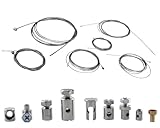 2EXTREME Bowdenzug Reparaturset – Gaszug Schaltzug Kupplungszug Bremszug – universelles Seil Kabel Set für Roller Motorrad Fahrrad – Ersatz & Wartung