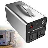 HTDRE Generator für den Außenbereich, tragbares mobiles Notstromaggregat, AC DC USB Typ C Buchse für den Außenbereich, geeignet für Abenteuer im Freien, Reisen mit dem Wohnmobil