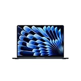 Apple MacBook Air (13', Apple M4 Chip mit 10‑Core CPU und 8‑Core GPU, 16GB Gemeinsamer Arbeitsspeicher, 256 GB) - Mitternacht