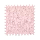 18 Stück Weiche Plüschmatte, Teppich im Zimmer, warm halten Spielmatte, ineinandergreifende Teppichfliesen, ineinandergreifende Plüsch Flauschige Matte, Kletterbereich Teppich Quadrate Puzzle