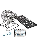 small foot Bingo, Bingotrommel mit Zubehör, für bis zu 5 Spieler, Gesellschaftsspiel für die ganze Familie, 2854, 20 cm