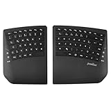 Perixx PERIBOARD-624B - Kabellose Ergonomische Tastatur, Split-Design, TKL, Verstellbare Neigung - QWERTZ