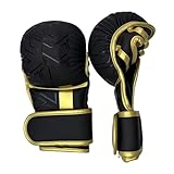 Boxhandschuhe für Herren – Boxhandschuhe für Erwachsene – gepolsterte Einsätze verstellbar für Training, Boxsack, Fitnessstudio, Fitness, drinnen und draußen