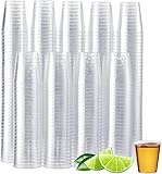 MATANA 300 Shotgläser Plastik, Schnapsgläser (3cl) - Shot Becher, Schnapsbecher, Plastik Pinnchen, Schnaps Becher, Shotbecher - Party Zubehör - Stabil & Mehrweg
