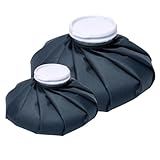 IEA Medical Wärmebeutel/Eisbeutel 2er Set 23 cm & 28 cm, Wiederverwendbar, flexible Wärmflasche, Eisbeutel zum Kühlen, Wärmebeutel, Kühlkissen, Kühlbeutel, Kühlpads, Blau