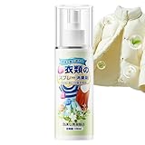 Kleidungsauffrischer - 100 ml Textilerfrischer Spray | Waschloser Frische-Spray mit Jasminduft | Geruchsentferner für Daunenjacken, Mäntel, Schuhe, Hüte, Sofa, Reisen & Zuhause