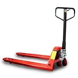 BITUXX Hubwagen 3000Kg Handhubwagen Palettenhubwagen Gabelhubwagen für Industriepalette Extra Breit !Nicht EU Paletten!