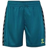 hummel Unisex Kinder Hmlauthentic Pl Kids Shorts, Blue Coral, 128 EU