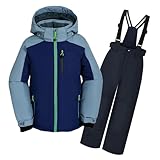 ODYSSEY-REFUGE OLIVER Jungen-Schneeanzug Abnehmbarer Kapuzen-Skianzug Extra Wärme Winteranzug