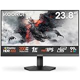 KOORUI Gaming Monitor 24 Zoll, 200Hz PC Bildschirm FHD 1920x1080 Fast IPS HDR400, Adaptive Sync 1ms, HDMI 2.0 & DP 1.4, VESA 75x75 mm-G2411P