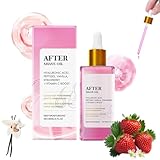 Truly After Shave Oil, Soft Serve Aftershave-Öl – Erdbeer und Vanilleduft, After Shave Oil für Männer und Frauen, Vorbeugung Gegen Eingewachsene Haare, Pflegt und Beruhigt Nach der Rasur, 90ml (A)