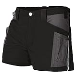 KÜBLER Workwear | KÜBLER ACTIVIQ Arbeitsshorts kurz | schwarz/anthrazit | Größe 48